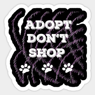 Adopt Don't Shop - Dog Lovers Dogs Sticker